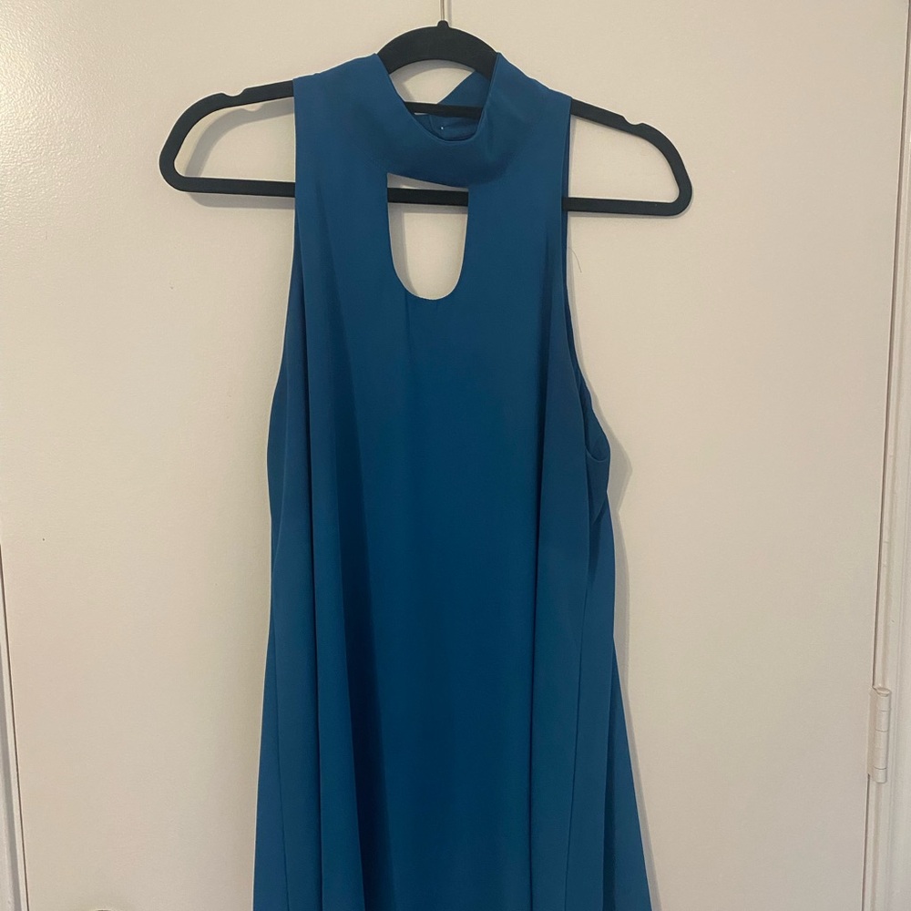 Lucy Love Teal Backless Dress